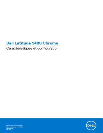 Dell Latitude 5400 Chromebook Enterprise Manuel utilisateur | Fixfr