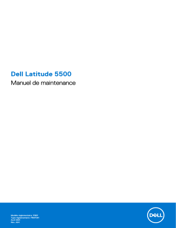 Dell Latitude 5500 laptop Manuel du propriétaire | Fixfr