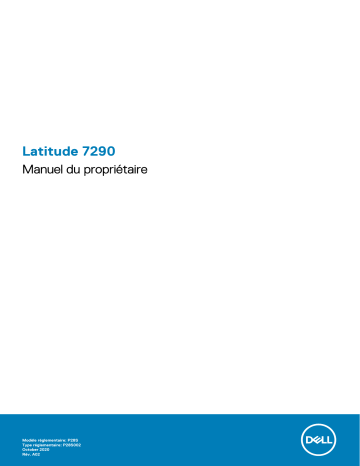 Dell Latitude 7290 laptop Manuel du propriétaire | Fixfr