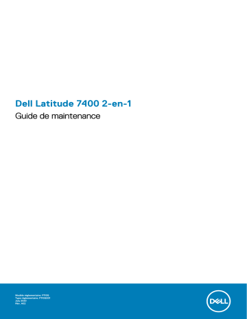 Dell Latitude 7400 2-in-1 laptop Manuel du propriétaire | Fixfr