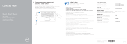 Dell Latitude 7490 laptop Guide de démarrage rapide