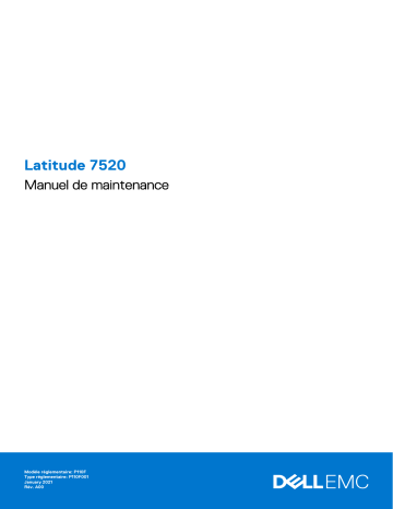 Dell Latitude 7520 laptop Manuel du propriétaire | Fixfr