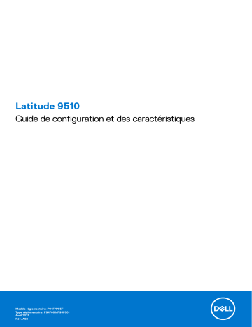Dell Latitude 9510 laptop Manuel du propriétaire | Fixfr