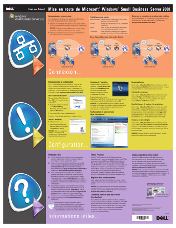 Dell Microsoft Windows Small Business Server 2008 software spécification | Fixfr