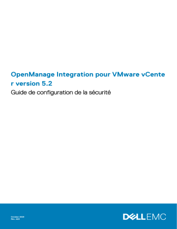 Dell OpenManage Integration for VMware vCenter software Guide de référence | Fixfr