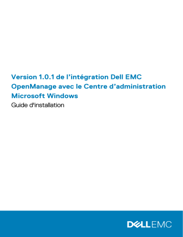 Dell OpenManage Integration software Manuel du propriétaire | Fixfr