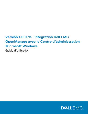Dell OpenManage Integration software Manuel utilisateur | Fixfr