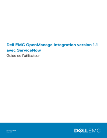 Dell OpenManage Integration software Manuel utilisateur | Fixfr