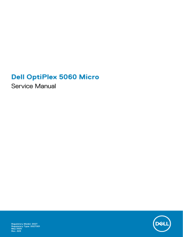 Dell OptiPlex 5060 desktop Manuel du propriétaire | Fixfr