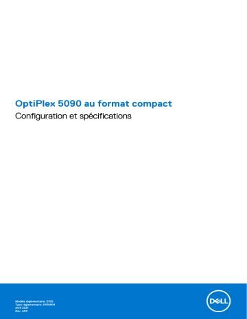 Dell OptiPlex 5090 desktop Manuel du propriétaire | Fixfr