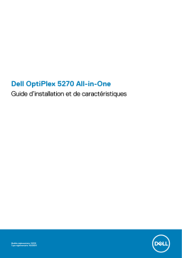 Dell OptiPlex 5270 All-In-One desktop Manuel du propriétaire