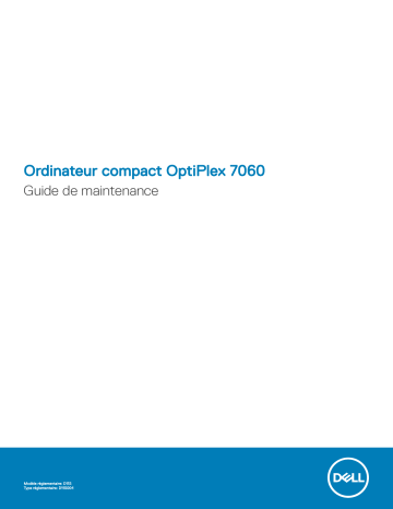 Dell OptiPlex 7060 desktop Manuel utilisateur | Fixfr