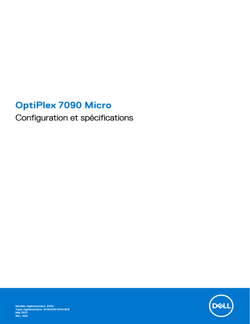 Dell OptiPlex 7090 desktop Manuel du propriétaire | Fixfr