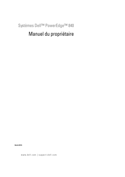 Dell PowerEdge 840 server Manuel du propriétaire