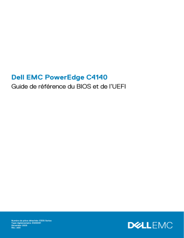 Dell PowerEdge C4140 server Guide de référence | Fixfr