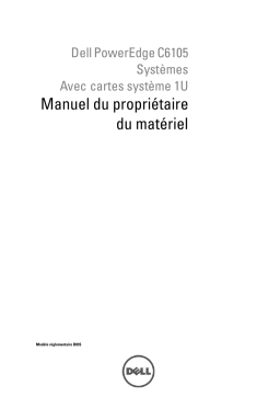 Dell PowerEdge C6105 server Manuel du propriétaire