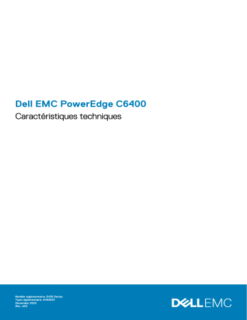 Dell PowerEdge C6400 server Manuel du propriétaire | Fixfr