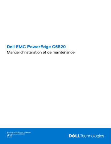 Dell PowerEdge C6520 server Manuel du propriétaire | Fixfr