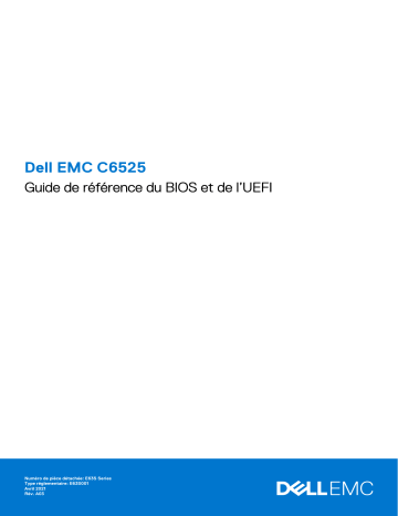 Dell PowerEdge C6525 server Guide de référence | Fixfr