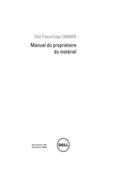 Dell PowerEdge C8000 server Manuel du propriétaire