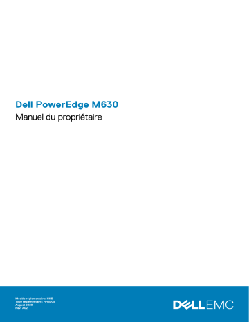 PowerEdge M1000e | Dell PowerEdge M630 server Manuel du propriétaire | Fixfr