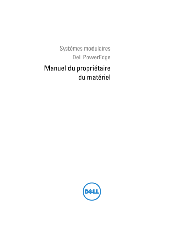 Dell PowerEdge M710 server Manuel du propriétaire | Fixfr