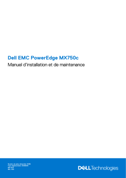 Dell PowerEdge MX750c server Manuel du propriétaire