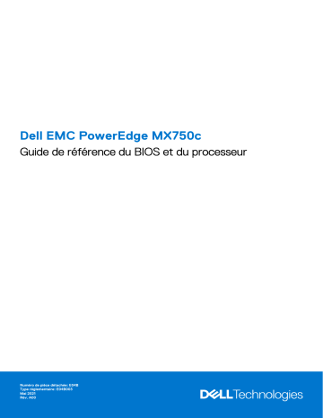 Dell PowerEdge MX750c server Guide de référence | Fixfr