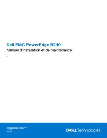 Dell PowerEdge R240 server Manuel du propriétaire | Fixfr