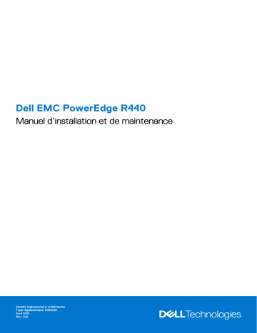 Dell PowerEdge R440 server Manuel du propriétaire | Fixfr