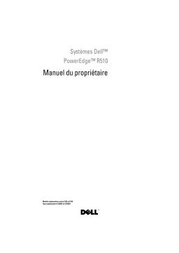 Dell PowerEdge R510 server Manuel du propriétaire