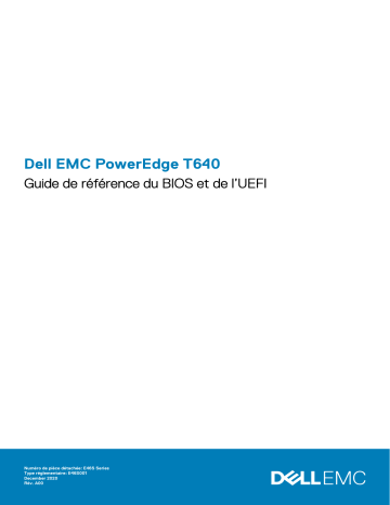 Dell PowerEdge R540 server Guide de référence | Fixfr