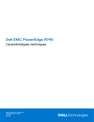 Dell PowerEdge R740 server Manuel du propriétaire | Fixfr