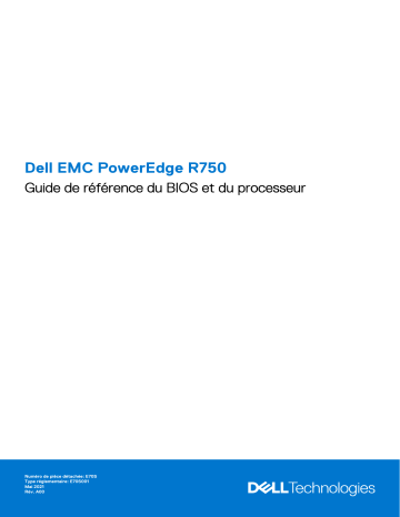 Dell PowerEdge R750 server Guide de référence | Fixfr