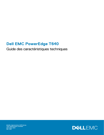 Dell PowerEdge T640 server Manuel du propriétaire | Fixfr
