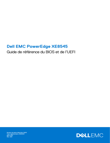 Dell PowerEdge XE8545 server Guide de référence | Fixfr