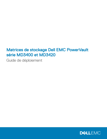 PowerVault MD3400 | Dell PowerVault MD3420 storage Manuel du propriétaire | Fixfr