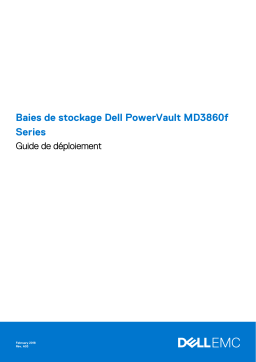 Dell PowerVault MD3860f storage Manuel du propriétaire