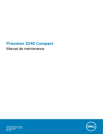 Dell Precision 3240 Compact workstation Manuel du propriétaire | Fixfr