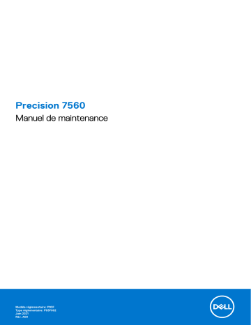 Dell Precision 7560 Manuel du propriétaire | Fixfr