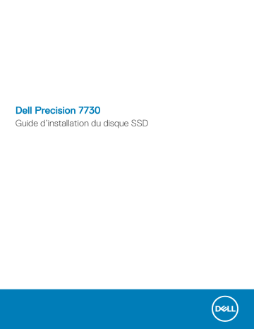Dell Precision 7730 Guide de démarrage rapide | Fixfr