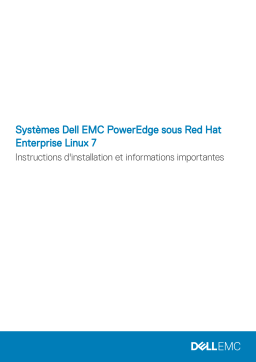 Dell Red Hat Enterprise Linux Version 7 software Manuel utilisateur