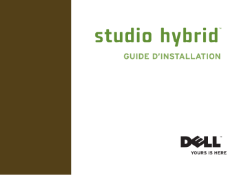 Dell Studio Hybrid D140G desktop Guide de démarrage rapide | Fixfr