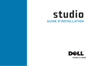 Dell Studio Slim D540S desktop Guide de démarrage rapide | Fixfr