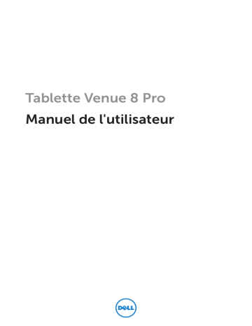 Dell Venue 5830 Pro tablet Manuel utilisateur | Fixfr