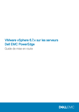 Dell VMware ESXi 6.7.X software Guide de démarrage rapide