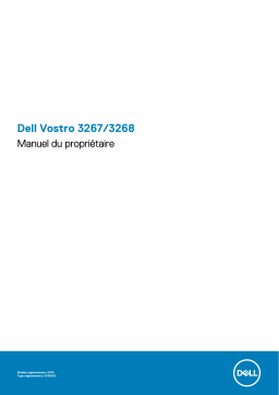 Dell Vostro 3268 desktop Manuel du propriétaire