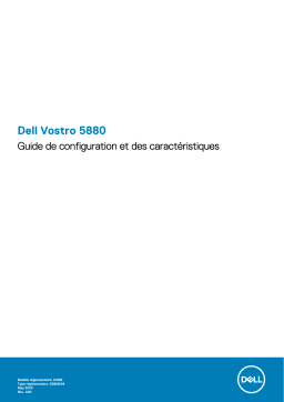 Dell Vostro 5880 desktop Manuel du propriétaire