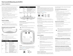 Dell W-AP114/115 Manuel utilisateur