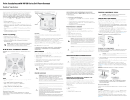 Dell W-IAP104/105 Manuel utilisateur